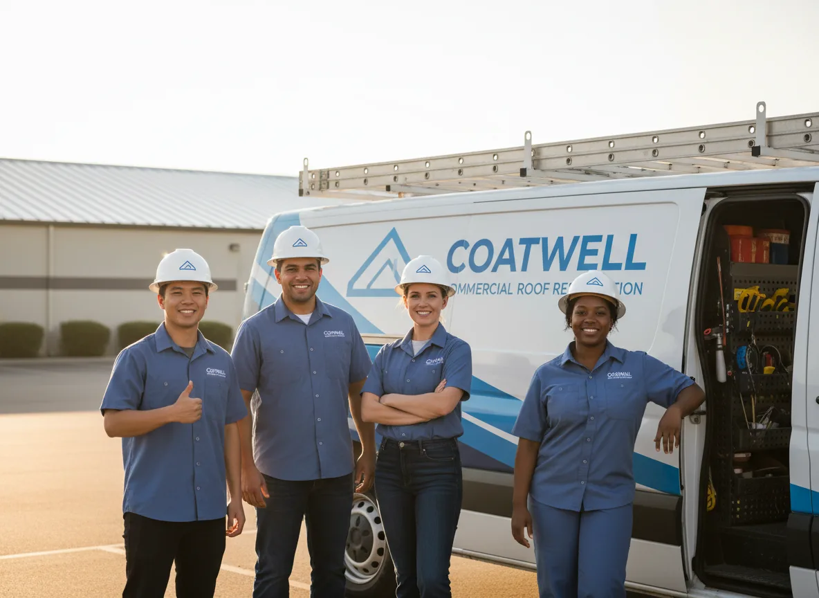 Commercial roof coating company in Dillard, OR